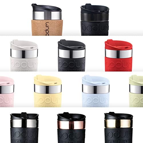 Bodum Vacuum Travel Mug, Flip Lid, Stainless Steel, Gold, 1 Count, 0.35 l (Pack of 1) — view 3