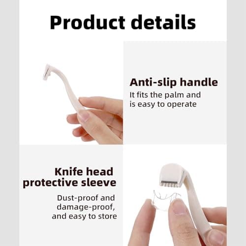 Women's Disposable Razors - Mini Shaver- Precision Bikini & Underarm Razor with Ergonomic Handle, Smooth Skin, Travel-Friendly Design for Sensitive Areas, Painless Hair Removal, Easy to Clean (3 Pcs) — view 3