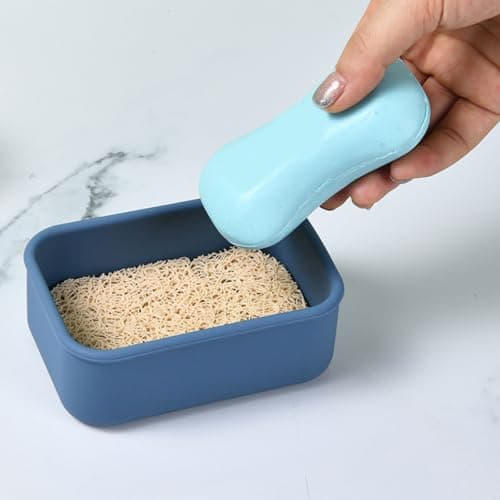 Silicone Soap Container with Pad for Outdoor Travel, E S SIZE, E S SIZE — view 4