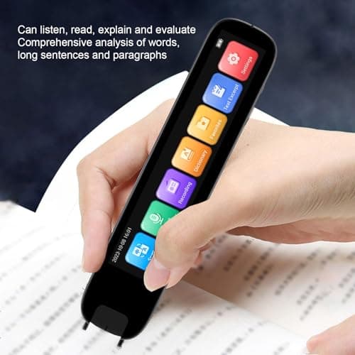Scan Reader Pen for Dyslexia, Portable 112 Language Translator Device, Scan Reader Pen for Voice Translator Device, Reading Pen Text Excerpt for Business Travel Students Learning — view 3