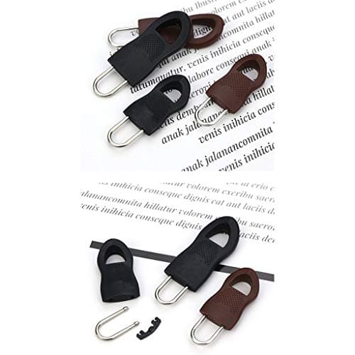 [NUEAYMS] Zipper Pull Tab Replacement Luggage Zipper Pull Expandable Backpack Zipper Tag Handle Repair Fixer Repair Suitcase Zip Fixer and Zip Puller — view 3
