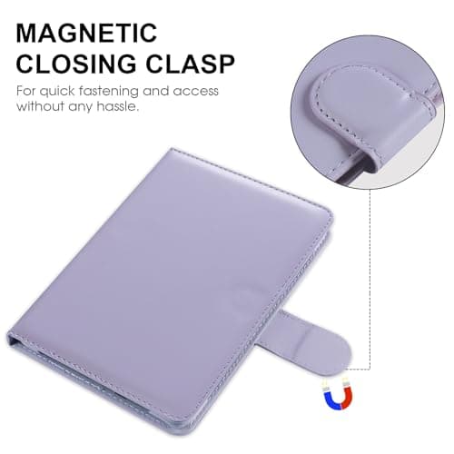 HoYiXi Universal Case for 6.8-7'' Kindle eReader Compatible with Paperwhite/Pocketbook and Tolino/Kobo Clara 2E/Kobo Clara HD,6.8" -7'' eReader Protective Cover with Built-in Card Slot,Purple — view 4