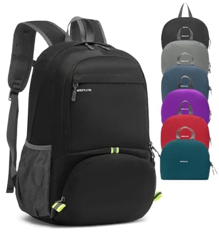 MRPLUM 30L Rucksack Foldable Ultralight Packable Backpack,Black
