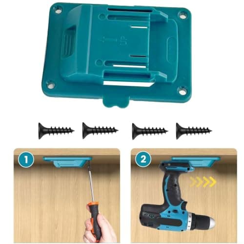 Tool Holder Base for 18V Batteries Plastic Mount — view 4