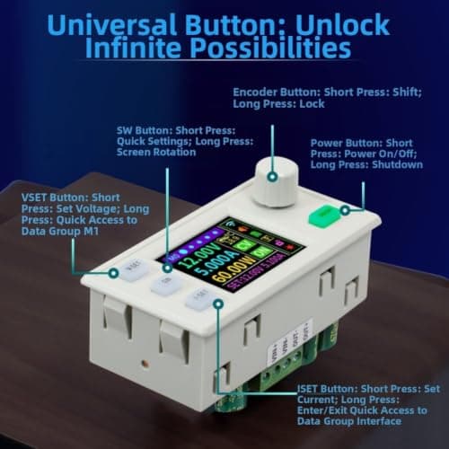 KiraKira Adjustable DC Voltage Converter 0-40V 5A LCD — view 5