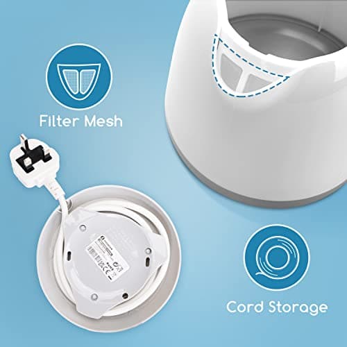 Aigostar Small Electric Kettle 1.0L, 1100W Low Wattage, Portable for Travel — view 4