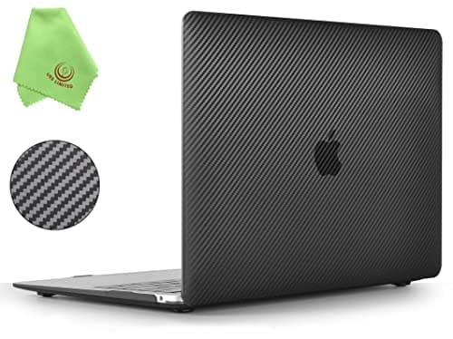 UESWILL Case for MacBook Air 13 inch M1 2018-2021, Black
