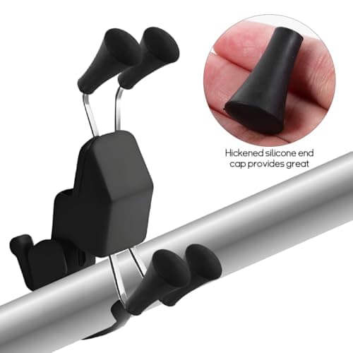 Homoyoyo 4 pack Motorcycle Phone Mount Cap Replacement Rubber Cap for Phone Holder Bracket with Anti-Slip Design Protective End for Secure Device Support — view 3