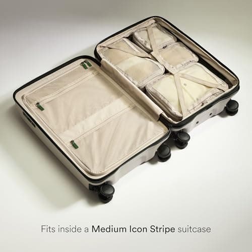 Antler Essential Compression Packing Cubes for Travel, Set of 4, Taupe — view 5
