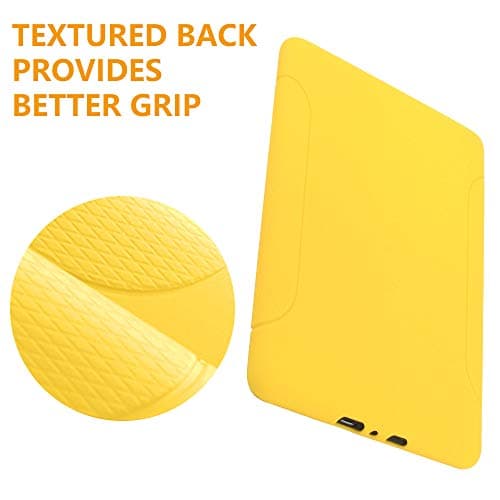 Case for All-New Kindle Paperwhite (11th Generation, 2021 Release) - Slim Fit TPU Gel Protective Cover Case for All-New Kindle Paperwhite E-Reader 6.8" (Yellow) — view 3