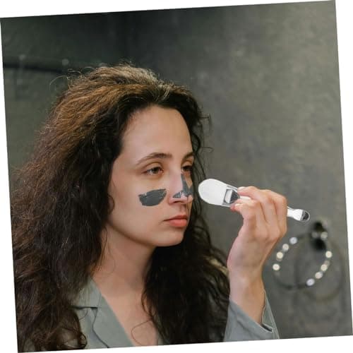 2pcs Dual End Face Spa Tool with Spoon Design Silver — view 4