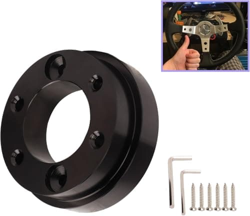 Gugxiom 70mm Steering Wheel Adapter Plate for Logitech G29, G920