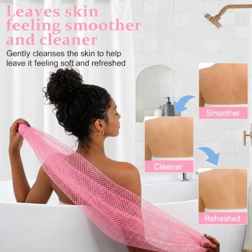 Starhot African Net Sponge with Knots, 1 Pack, Back Scrubber, 30 Colours — view 5