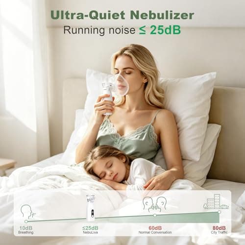 NebuLiva Portable Nebuliser for Adults & Kids — view 4