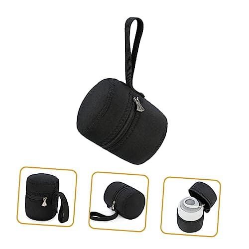 Veemoon Portable Wireless Speaker Bag for Storage and Outdoor Travel, Neoprene Material with Classic Zipper Design, Easy to Carry Protective Case for Compact Wireless Speakers — view 6