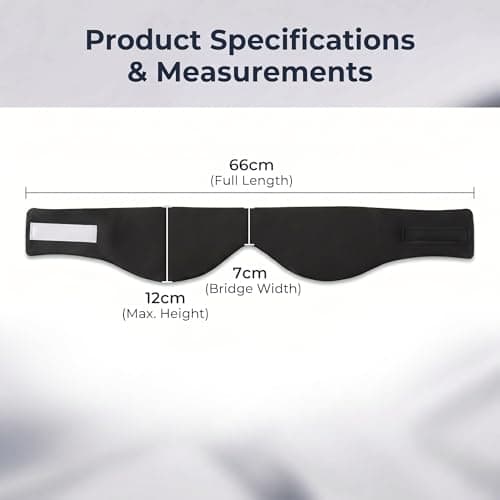 Sleep Mask, Blackout Eye Mask for Sleeping, Adjustable Straps Eyemask — view 2