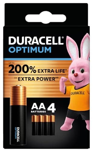 Tower T838005C Sensor Bin with Retainer Ring, Battery-Operated, 50L, Cream + Duracell Optimum pack of 4 AA — view 3
