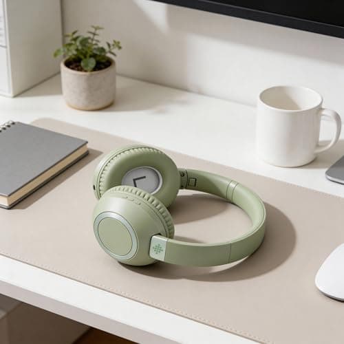 Intempo Amalfi Headphones With Active Noise Cancellation, Bluetooth, Green — view 3