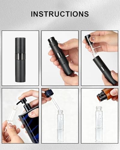 FitDA Travel Perfume Atomiser Refillable, 3 Pack 8ml Perfume Atomiser — view 3