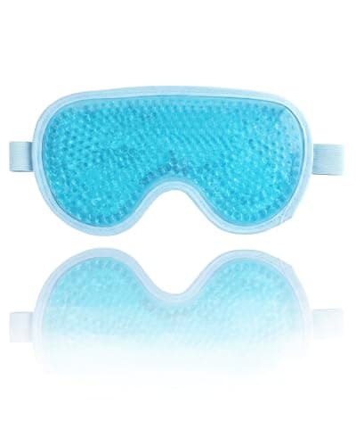 lulir 1 Pack Cooling Gel Eye Mask for Puffy Eyes,Migraine & Headache