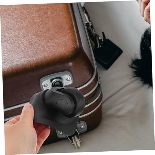 GALPADA Suitcase Replacement Wheels 2pcs Black ABS Trolley Caster — view 5
