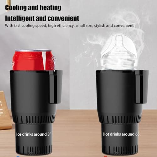 Car Cup Cooling Warmer - 12V Smart Hot Cold Drink Cup Holder — view 5