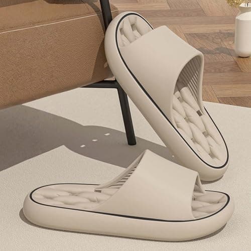 Bathroom Slippers For Women Men, Non Slip Shower Shoes Unisex — view 2