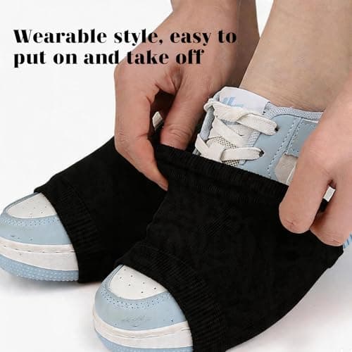 2 Pair Dance Socks Over Shoes, Anti-Slip Dancing Shoe Covers for Sneakers — view 3