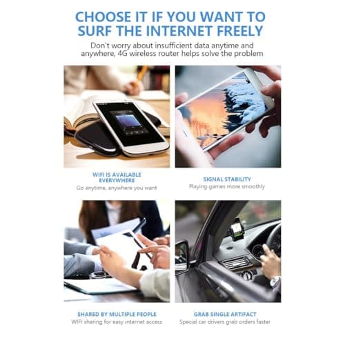 Xuzxinze Travel-ready 3000mAh hotspot, 8-user sharing, 300 Mbps portable — view 6