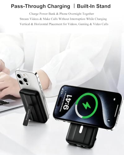 Azmuth for MagSafe Power Bank, 10000mAh Magnetic Wireless Portable Charger — view 6
