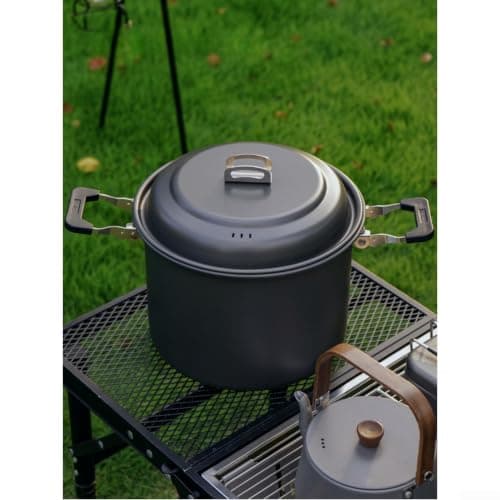 Collapsible 6L for camp Pot for Hiking Backpacking Collapsible — view 3