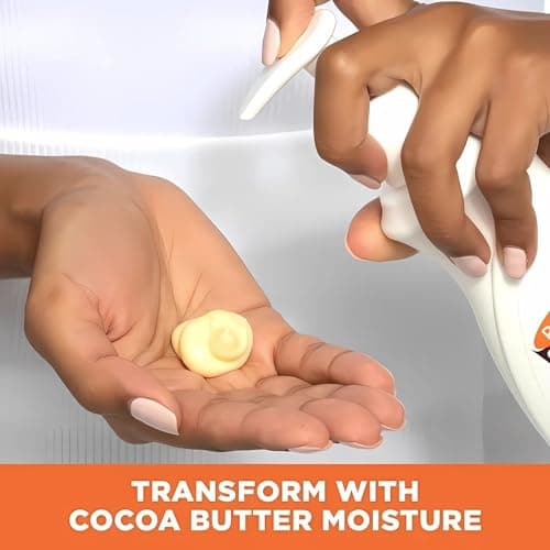 Pack of 1 x 400ml - Premium Cocoa Butter Body Lotion with Pump & Cosmetic Spatula – Daily Moisturiser with Vitamin E – 48Hr Hydration, Smoothes Marks and Evens Skin Tone — view 4