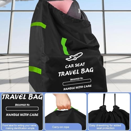 MEOAlBkey Car Seat Travel Bag for Airplane — view 4