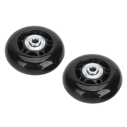 2Pcs Luggage Replacement Wheels with Rubber Universal Swivel Casters — view 4