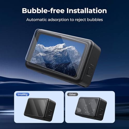 SMALLRIG Screen Protector Kit, Tempered Glass Screen Protector for DJI Osmo Action 6, Ultra-thin and Durable Action Camera Accessory, Sturdy and Scratch Resistant, includes Cleaning Tools, 5892 — view 4
