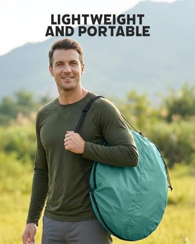 Maraiss Lightweight Foldable 2 Person Tent, Double Doors & Windows, Instant Setup Waterproof Sun-Proof Tent for Outdoor Backpacking, Beach, Hiking & Family Camping — view 2