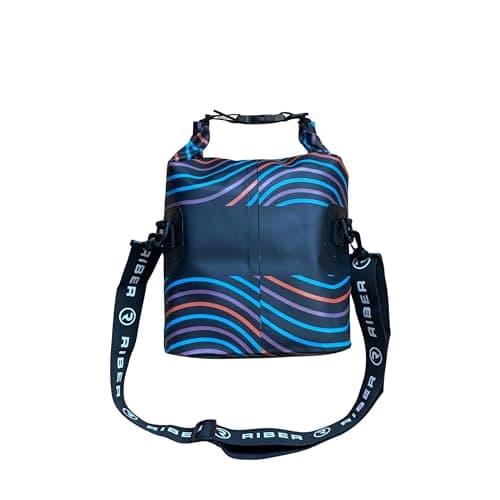 Riber Dry Bag for Kayaking, Lightweight for Canoeing and Rafting. Convertible Straps, Bum Bag, Top Handle, Shoulder Bag ROLL Bag - Watersports Bag, Outdoor Camping Bag (5L) — view 3