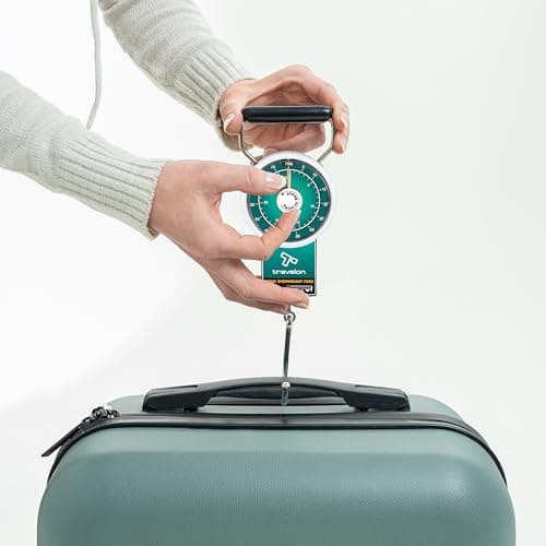 Stop & Lock Luggage Scale with Tape Measure — view 2