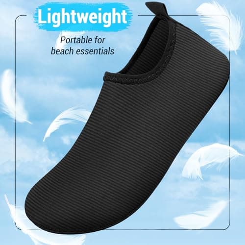 Water Shoes for Women Men Swim Beach Sea Shoes Lightweight Barefoot Aqua Socks Quick Dry Breathable Swimming Pool Wet Shoes for Surfing Running Diving Yoga Kayaking Travel Holiday Essentials — view 6