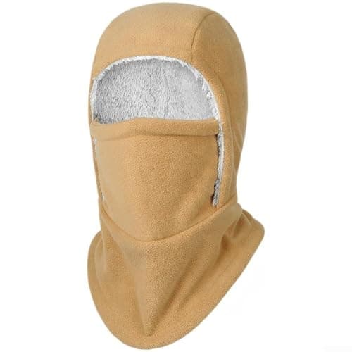 Fleece Balaclava Ski Mask Windproof Warm Winter Hat