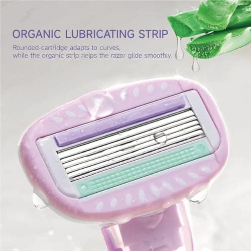 GOODMAX Women's Razor with Travel Case, Mini Body Razor, 2 Cartridges — view 3