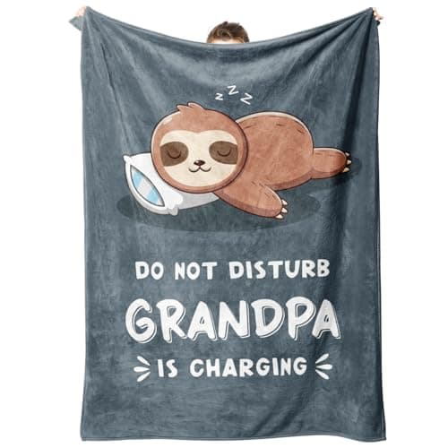 Grandad Gifts, Grandad Birthday Gifts, Flannel Blanket Gifts for Grandpa