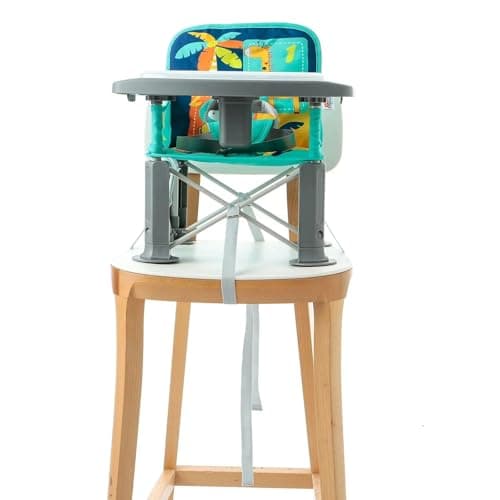ebebek baby plus Picnic Booster Highchair | Highchair Portable Seat Chair | Compact Fold with Straps for Indoor Outdoor Use | Foldable High Chair Toddler Seat for Eating (Multicolored) — view 2
