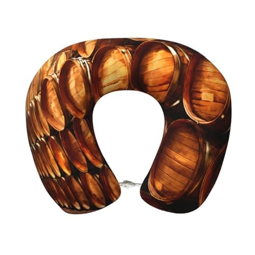 Hgvcse Memory Foam Wine Cork Travel Pillow Neck Pillows Essentials Plane Spring Tip Bus Train Home Sleep