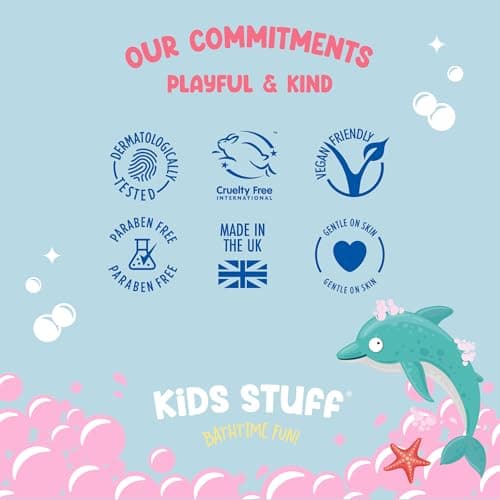 Kids Stuff Pink Wacky Whip Foaming Hair & Body Wash with Strawberry Swirl Fragrance | Dermatologically Tested Kids Hair & Body Wash | Gently Cleanses Hair & Skin | Vegan | Cruelty Free | 200ml — view 4