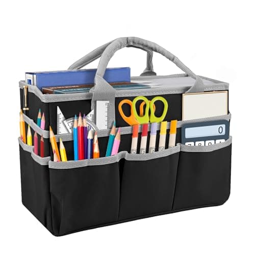Desktop Art Craft Storage Bag, Foldable File Folder Tote Storage Organizer