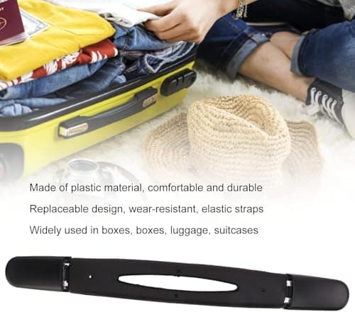 Plplaaoo Luggage Handle Replacement, 23.3cm (9.2in) Plastic Pull Handle Grip Replacement with Brackets, Suitcase Handle Replacement for Travel Case Repair, Spare Suitcase Handles & Grip — view 6