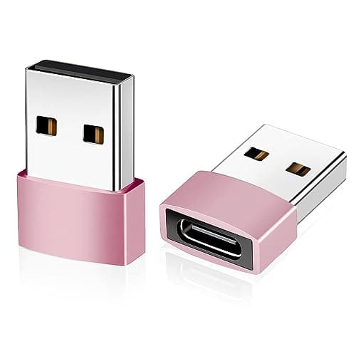 Usb 3.1 Type C Female To Usb 3.0 Male Adapter Converter | Type-C Female To Usb 3.0 Male Adapter | Usb C 3.1 Type C Female To Usb 3.0 Type A Male Port Converter For Android Mobiles. (Rose Gold)