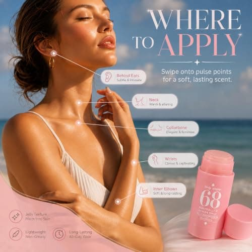 4pcs Jelly Perfume Balm, Solid Fragrance Cream Gift Set For Body & Hair — view 4