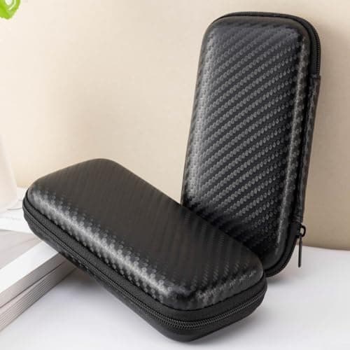 Kivivaka Portable Hard Drive Case Shockproof EVA Shell - Tech Pouch for Cables and Earphones - Travel Accessories Organizer 15x7x3cm — view 5